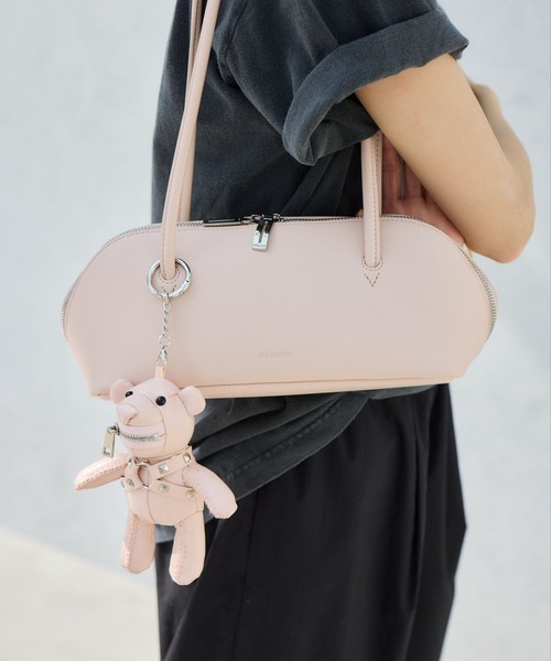 BARNYARDSTORM(バンヤードストーム)の「BARNYARDSTORM / Mr.Mベアチャーム【『ネルソンさん』YouTubeご紹介アイテム】(キーホルダー・レディース・ブラック/ピンク/キャメル・FREE)」の3枚目の写真