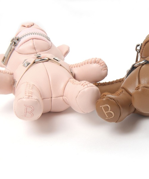 BARNYARDSTORM(バンヤードストーム)の「BARNYARDSTORM / Mr.Mベアチャーム【『ネルソンさん』YouTubeご紹介アイテム】(キーホルダー・レディース・ブラック/ピンク/キャメル・FREE)」の5枚目の写真