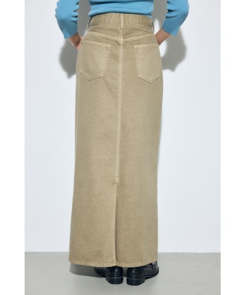 AZUL by moussy（アズールバイマウジー）の「【サイズ,身長別画像あり】AZUL DENIM カラーストレートデニムスカート（デニムスカート・レディース・アイボリー/ベージュ/ピンク・SMALL/MEDIUM/LARGE）」の15枚目の写真