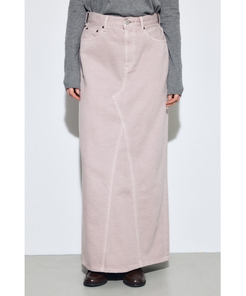 AZUL by moussy（アズールバイマウジー）の「【サイズ,身長別画像あり】AZUL DENIM カラーストレートデニムスカート（デニムスカート・レディース・アイボリー/ベージュ/ピンク・SMALL/MEDIUM/LARGE）」の22枚目の写真