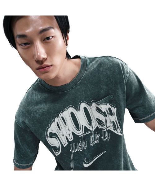 NIKE(ナイキ)の「NIKE/ナイキ U NSW TEE M90 PCKT VNTG(Tシャツ/カットソー・メンズ・ベージュ/グリーン・M/S/L/XL/2XL)」の10枚目の写真