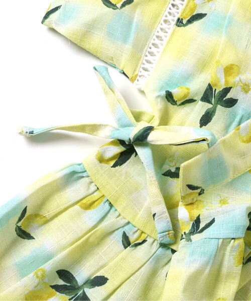 Ampersand（アンパサンド）の「【リンク】バラエティGIRLS甚平（浴衣・キッズ・キナリ/ラベンダー/ネイビー/イエロー・80/90/100/110/120/130/140）」の22枚目の写真