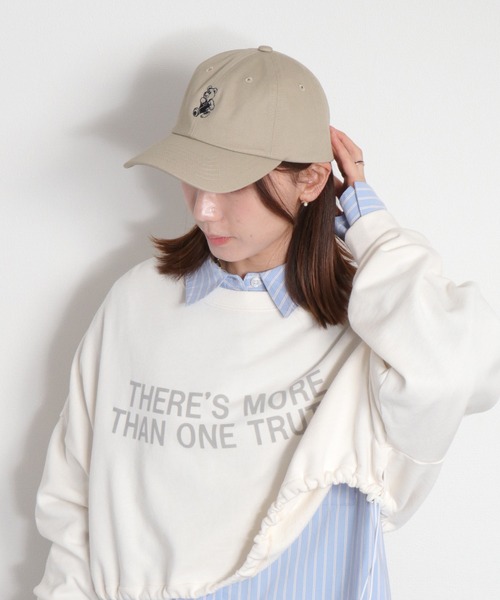 cepo（セポ）の「【BLUEDY / ブルーディ】 クマ刺繍キャップ（キャップ・レディース・ベージュ系/ブラック系/オリーブ系・FREE）」の5枚目の写真