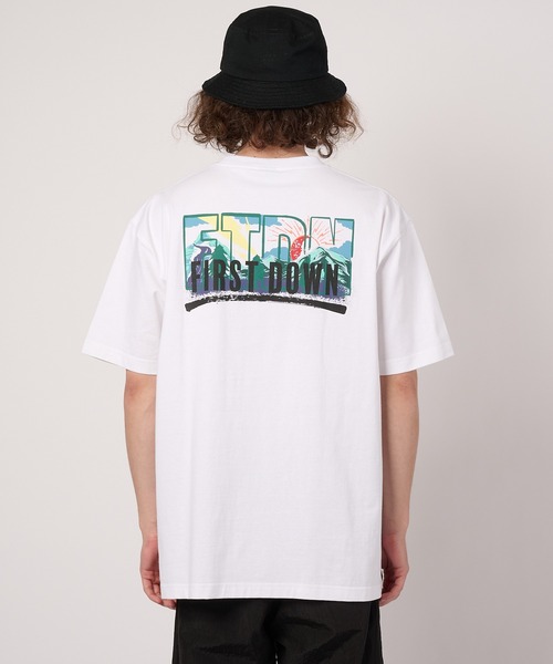 FIRST DOWN(ファーストダウン)の「グラフィック スリーブTシャツ #1(Tシャツ/カットソー・メンズ・カーキ/ホワイト・M/L/XL)」の16枚目の写真