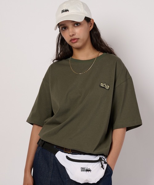 FIRST DOWN(ファーストダウン)の「グラフィック スリーブTシャツ #1(Tシャツ/カットソー・メンズ・カーキ/ホワイト・M/L/XL)」の11枚目の写真
