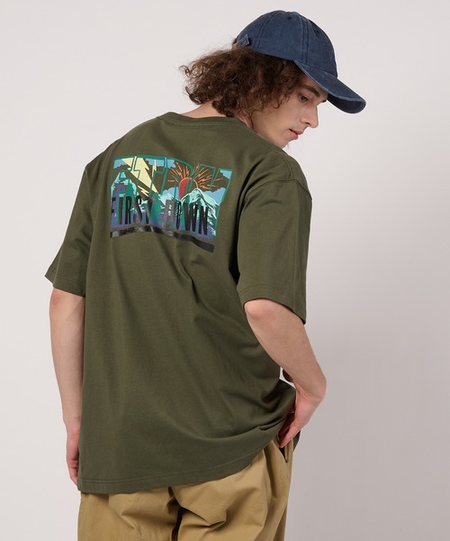 FIRST DOWN(ファーストダウン)の「グラフィック スリーブTシャツ #1(Tシャツ/カットソー・メンズ・カーキ/ホワイト・M/L/XL)」の9枚目の写真
