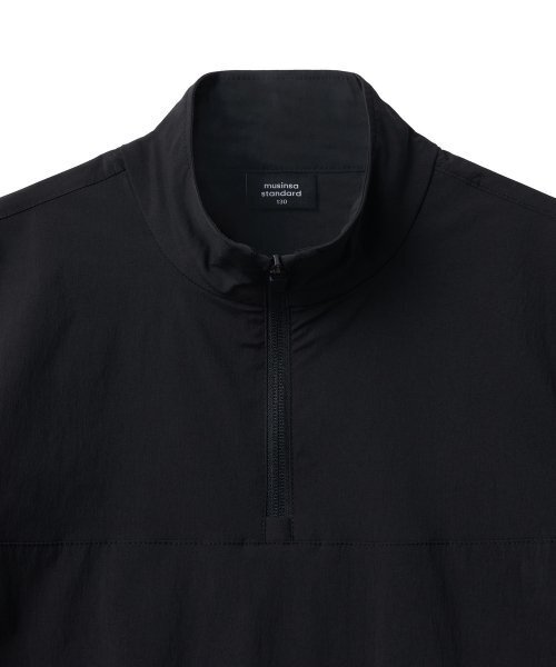 MUSINSA STANDARD KIDS（ムシンサスタンダードキッズ）の「ナイロンハーフアノラックセットアップ[ブラック]（セットアップ・レディース・その他・110/120/130）」の5枚目の写真