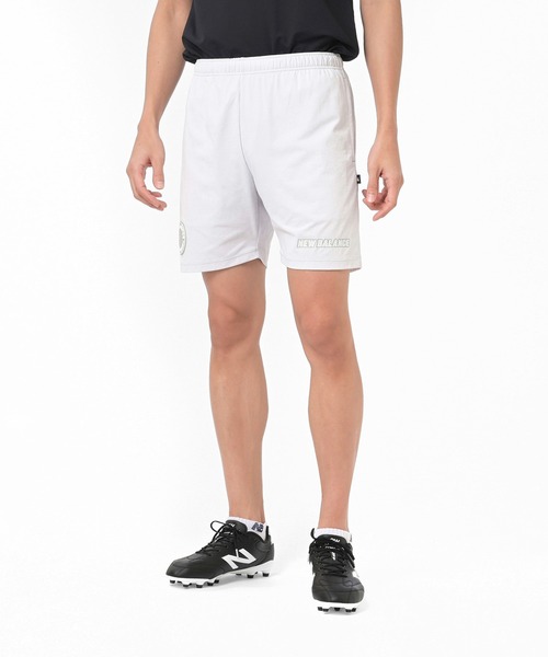 NEW BALANCE(ニューバランス)の「コットンライク ショーツ(その他パンツ・メンズ・ライトグレー/ブラック・SMALL/MEDIUM/LARGE/X-LARGE/XX-LARGE)」の2枚目の写真