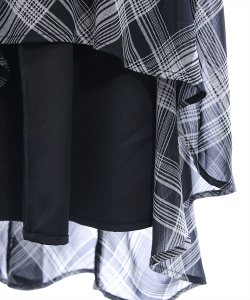 CLEAR BASIC（クリアベーシック）の「フロントギャザーフレアスリーブワンピース[大人 フェミニン 上品]≪新作≫（ワンピース・レディース・オフホワイト/ブラック・PF/F）」の18枚目の写真