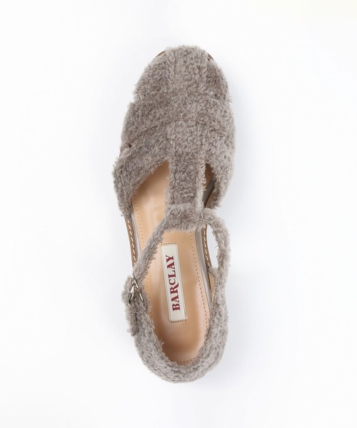 BARCLAY(バークレー)の「BARCLAY(バークレー)ボアグルカサンダル(サンダル・レディース・グレー/ブラック・22.5cm/23cm/23.5cm/24cm/24.5cm/22cm)」の10枚目の写真
