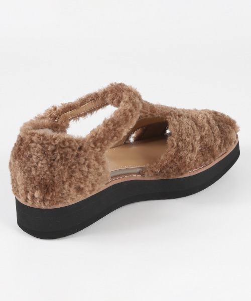 BARCLAY(バークレー)の「BARCLAY(バークレー)ボアグルカサンダル(サンダル・レディース・グレー/ブラック・22.5cm/23cm/23.5cm/24cm/24.5cm/22cm)」の14枚目の写真