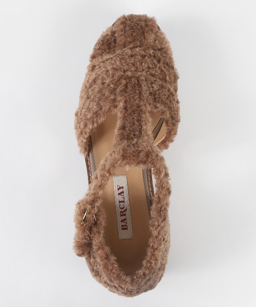 BARCLAY(バークレー)の「BARCLAY(バークレー)ボアグルカサンダル(サンダル・レディース・グレー/ブラック・22.5cm/23cm/23.5cm/24cm/24.5cm/22cm)」の15枚目の写真