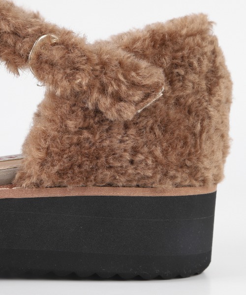 BARCLAY(バークレー)の「BARCLAY(バークレー)ボアグルカサンダル(サンダル・レディース・グレー/ブラック・22.5cm/23cm/23.5cm/24cm/24.5cm/22cm)」の17枚目の写真