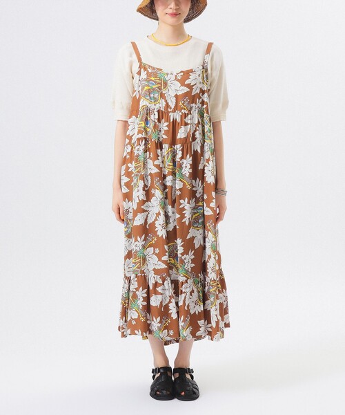 SUN SURF（サンサーフ）の「【8/6再値下げ】【別注】SUN SURF / ノースリーブ キャミ ワンピース（ワンピース・レディース・ブラウン/ネイビー・ONE SIZE）」の20枚目の写真