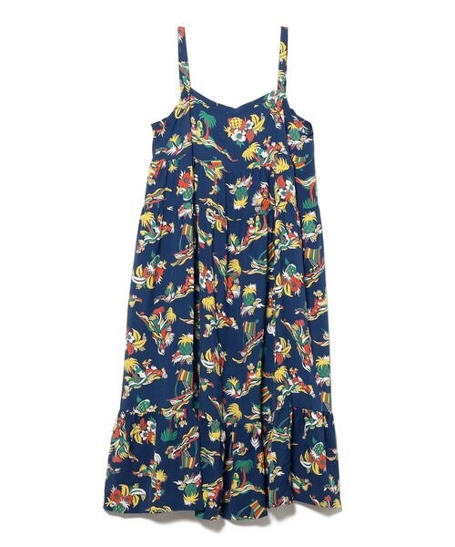 SUN SURF（サンサーフ）の「【8/6再値下げ】【別注】SUN SURF / ノースリーブ キャミ ワンピース（ワンピース・レディース・ブラウン/ネイビー・ONE SIZE）」の6枚目の写真