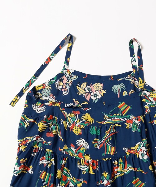 SUN SURF（サンサーフ）の「【8/6再値下げ】【別注】SUN SURF / ノースリーブ キャミ ワンピース（ワンピース・レディース・ブラウン/ネイビー・ONE SIZE）」の9枚目の写真