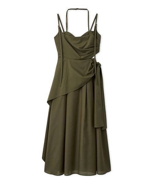 SNIDEL（スナイデル）の「スイッチングキャミワンピース（ワンピース・レディース・カーキ/ブラック/グレー・1/0）」の4枚目の写真