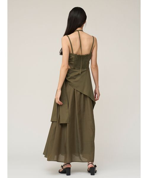 SNIDEL（スナイデル）の「スイッチングキャミワンピース（ワンピース・レディース・カーキ/ブラック/グレー・1/0）」の7枚目の写真