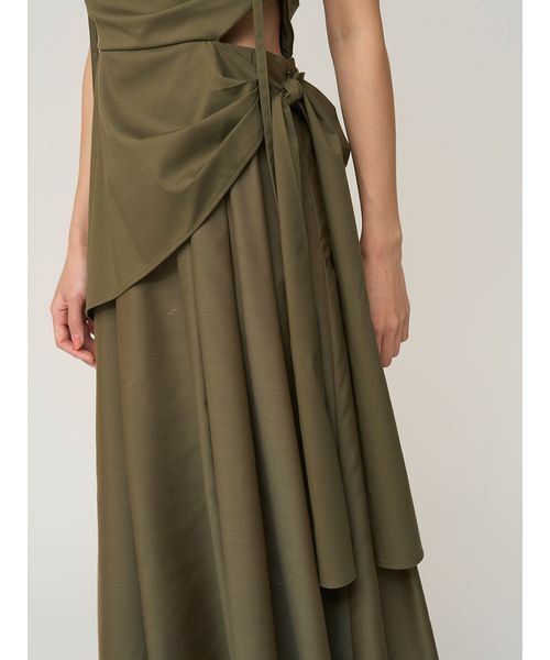 SNIDEL（スナイデル）の「スイッチングキャミワンピース（ワンピース・レディース・カーキ/ブラック/グレー・1/0）」の12枚目の写真