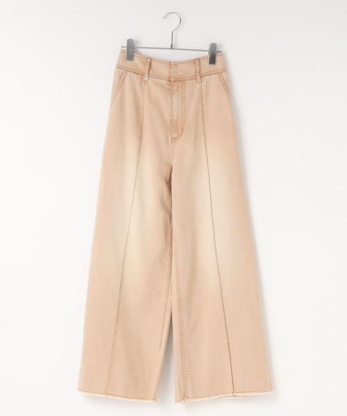 LOWRYS FARM（ローリーズファーム）の「ハイウエストバギーデニム 637569（デニムパンツ・レディース・ブラック/ブルー/オレンジ・LARGE/MEDIUM）」の3枚目の写真