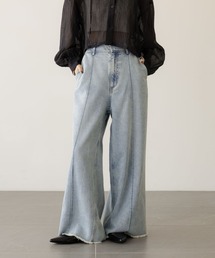 LOWRYS FARM | ハイウエストバギーデニム 637569(デニムパンツ)