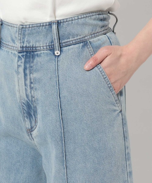 LOWRYS FARM（ローリーズファーム）の「ハイウエストバギーデニム 637569（デニムパンツ・レディース・ブラック/ブルー/オレンジ・LARGE/MEDIUM）」の17枚目の写真