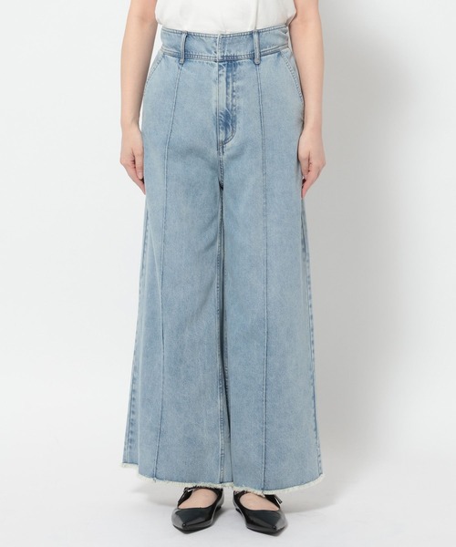 LOWRYS FARM（ローリーズファーム）の「ハイウエストバギーデニム 637569（デニムパンツ・レディース・ブラック/ブルー/オレンジ・LARGE/MEDIUM）」の12枚目の写真