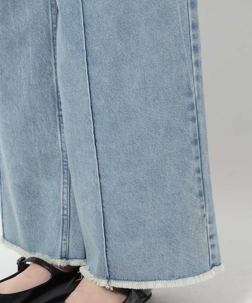 LOWRYS FARM（ローリーズファーム）の「ハイウエストバギーデニム 637569（デニムパンツ・レディース・ブラック/ブルー/オレンジ・LARGE/MEDIUM）」の18枚目の写真