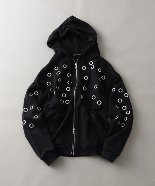 SEQUENZ/シークエンズ】SQNZ EYELET ZIP PK（パーカー）｜SEQUENZ