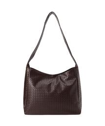 DANKE SCHON | DankeSchon/ダンケシェーン/FAUX LEATHER WOVEN BAG(ショルダーバッグ)