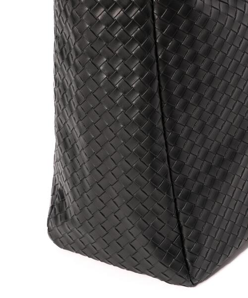 DANKE SCHON（ダンケシェーン）の「DankeSchon/ダンケシェーン/FAUX LEATHER WOVEN BAG（ショルダーバッグ・レディース・ブラウン/ブラック・F）」の10枚目の写真