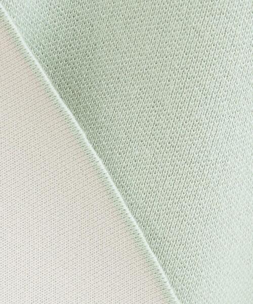 SHOO・LA・RUE（シューラルー）の「【洗濯機可/S-LL】品良くきまる ダブルフェイス 配色カーディガン（カーディガン/ボレロ・レディース・オフホワイト/ライトグリーン/ライトグレー・04/03/02/01）」の15枚目の写真