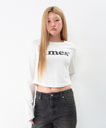 BASIC LOGO LONGSLEEVE TEE WHITE