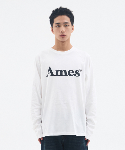 AMESWORLDWIDE(アメスワールドワイド)の「BASIC LOGO LONGSLEEVE TEE WHITE(Tシャツ/カットソー・レディース・その他・SMALL/MEDIUM/LARGE)」の4枚目の写真
