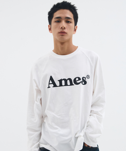 AMESWORLDWIDE(アメスワールドワイド)の「BASIC LOGO LONGSLEEVE TEE WHITE(Tシャツ/カットソー・レディース・その他・SMALL/MEDIUM/LARGE)」の8枚目の写真