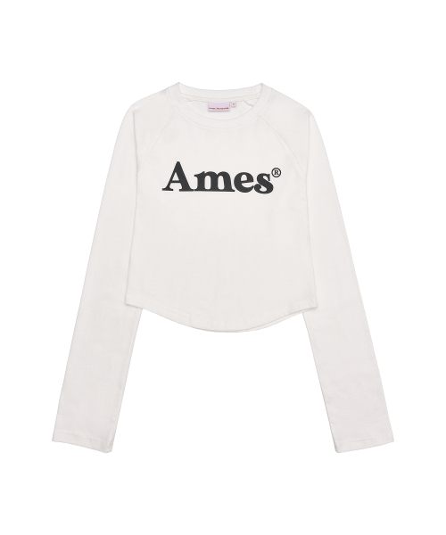 AMESWORLDWIDE(アメスワールドワイド)の「BASIC LOGO LONGSLEEVE TEE WHITE(Tシャツ/カットソー・レディース・その他・SMALL/MEDIUM/LARGE)」の11枚目の写真