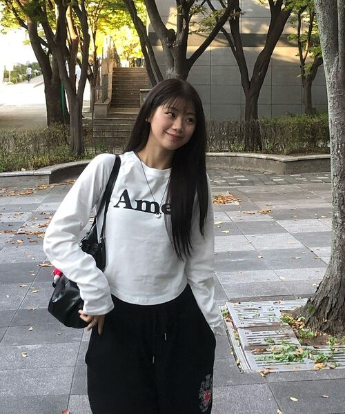 AMESWORLDWIDE(アメスワールドワイド)の「BASIC LOGO LONGSLEEVE TEE WHITE(Tシャツ/カットソー・レディース・その他・SMALL/MEDIUM/LARGE)」の13枚目の写真