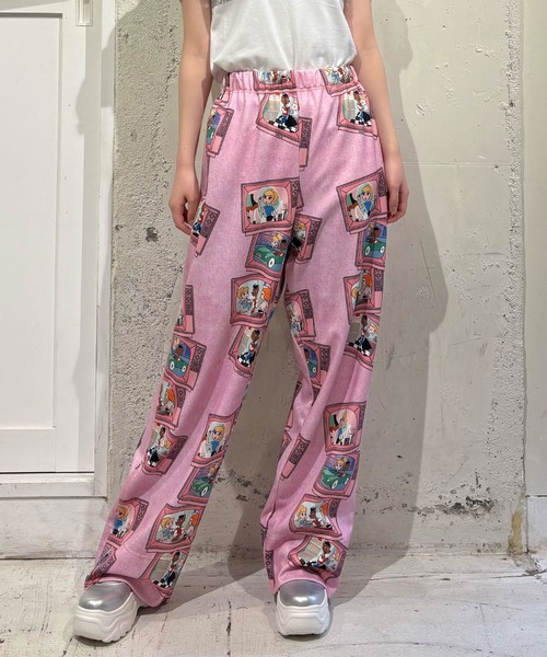 MILK(ミルク)の「TV プリント イージーパンツ(その他パンツ・レディース・B/A・FREE)」の3枚目の写真