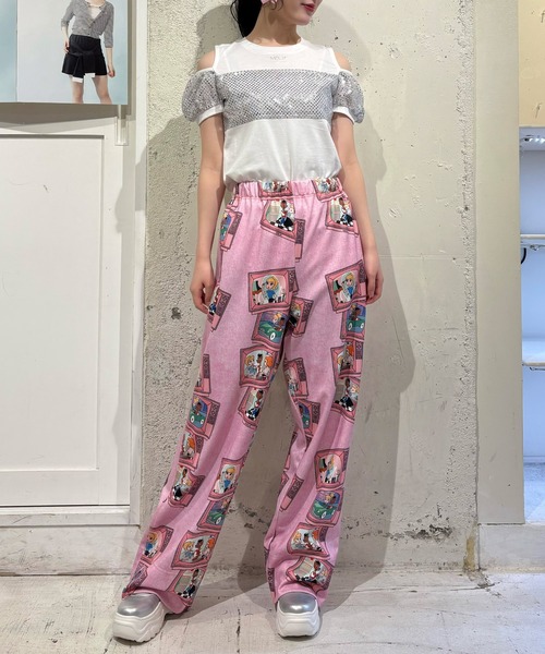 MILK(ミルク)の「TV プリント イージーパンツ(その他パンツ・レディース・B/A・FREE)」の6枚目の写真