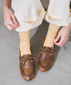 RANCOURT&Co. / キャップモカシン（BROWN）（モカシン/デッキシューズ