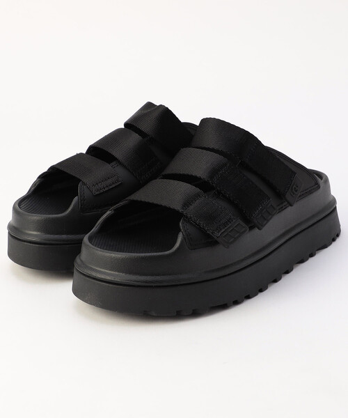 FREAK'S STORE（フリークスストア）の「限定展開 UGG/アグ W GOLDENGLOW SLIDE/ウィメンズ ゴールデングロウ スライド[6~8サイズ展開]（サンダル・レディース・ブラック/ベージュ/ブルー・8/6/7）」の2枚目の写真