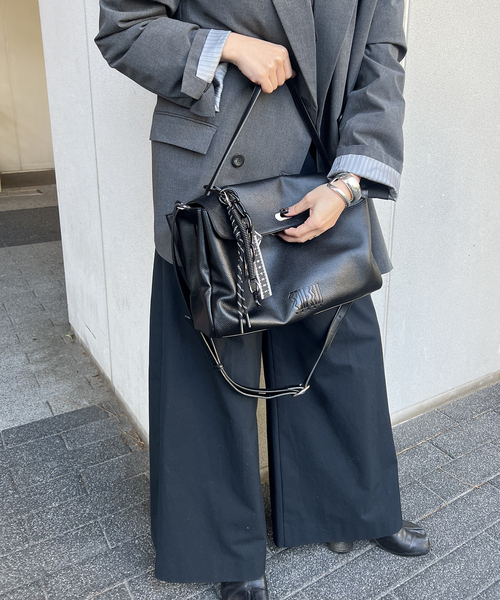 JOURNAL STANDARD(ジャーナルスタンダード)の「《追加2》別注【VARNY/ヴァーニー】 LEICESTER(ショルダーバッグ・レディース・ブラック/ブラウン・FREE)」の7枚目の写真