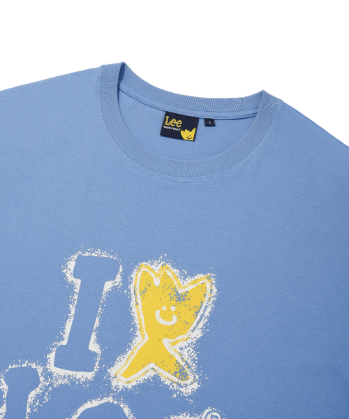 Wacky WiLLy（ワッキーウィリー）の「[ワキウィリー x Lee] アイキキリグラフィック半袖Tシャツブルー（Tシャツ/カットソー・レディース・その他・SMALL/MEDIUM/LARGE）」の4枚目の写真