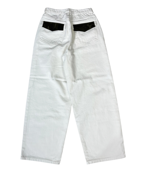 SK8ER ROCK(スケーターロック)の「Camo Flap Ivory Curved Jeans(その他パンツ・レディース・その他・SMALL/MEDIUM/LARGE)」の2枚目の写真