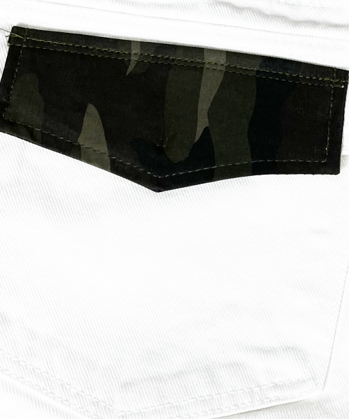 SK8ER ROCK(スケーターロック)の「Camo Flap Ivory Curved Jeans(その他パンツ・レディース・その他・SMALL/MEDIUM/LARGE)」の6枚目の写真