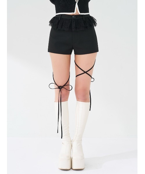 レースドッキングリボンショートパンツ Darich レースドッキングリボンショートパンツ（その他パンツ）｜Darich