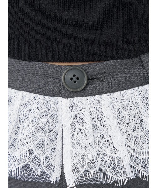 レースドッキングリボンショートパンツ（その他パンツ）｜Darich