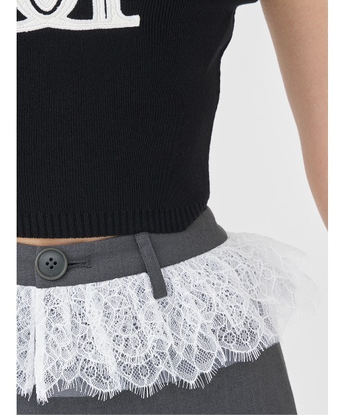 レースドッキングリボンショートパンツ（その他パンツ）｜Darich