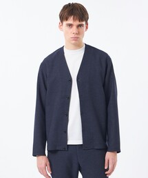 MACKINTOSH PHILOSOPHY（マッキントッシュ フィロソフィー）の「テーラードジャージー ノーカラーカーディガン 杢カラミストレッチ/チェック（ノーカラージャケット）」