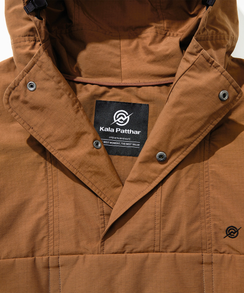 KALAPATTHAR(カラパタール)の「Nylon RIB Pullover Jacket - CAMEL(ナイロンジャケット・メンズ・その他・MEDIUM/LARGE)」の2枚目の写真
